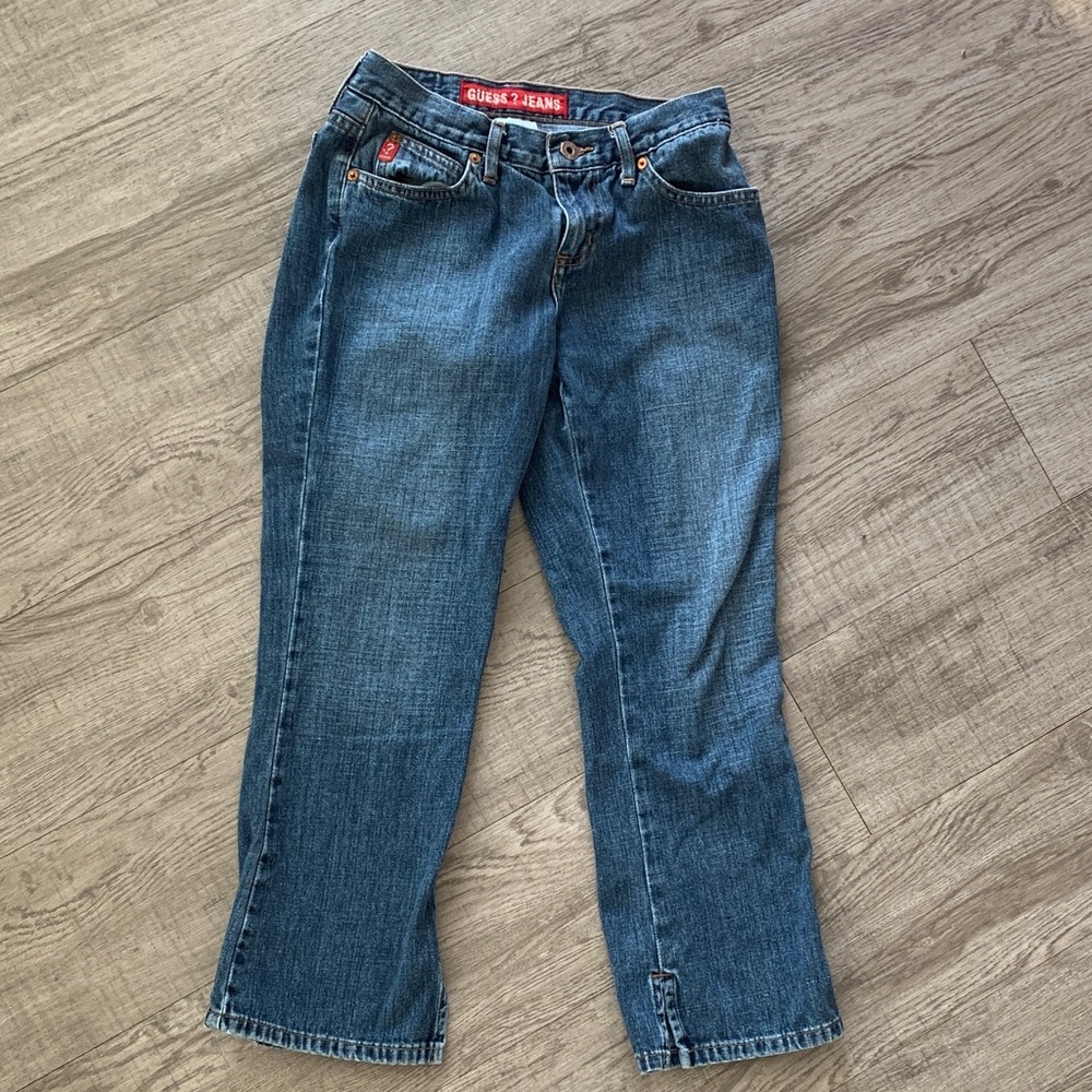 Guess Women's Classic Blue Straight Leg Jeans Size 27